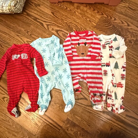 Carters Footie PJ Lot  3M - Picture 1 of 3